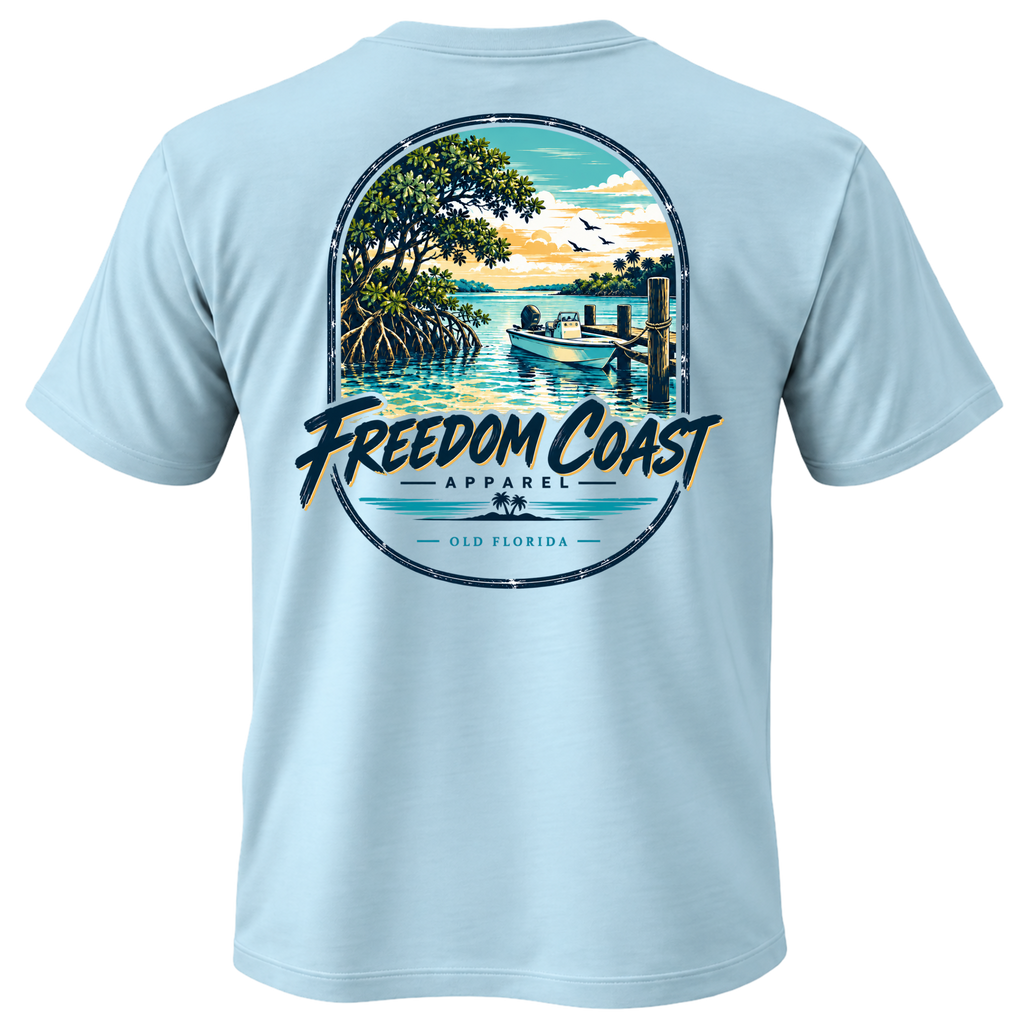 Coastal Wave Old Florida Tee
