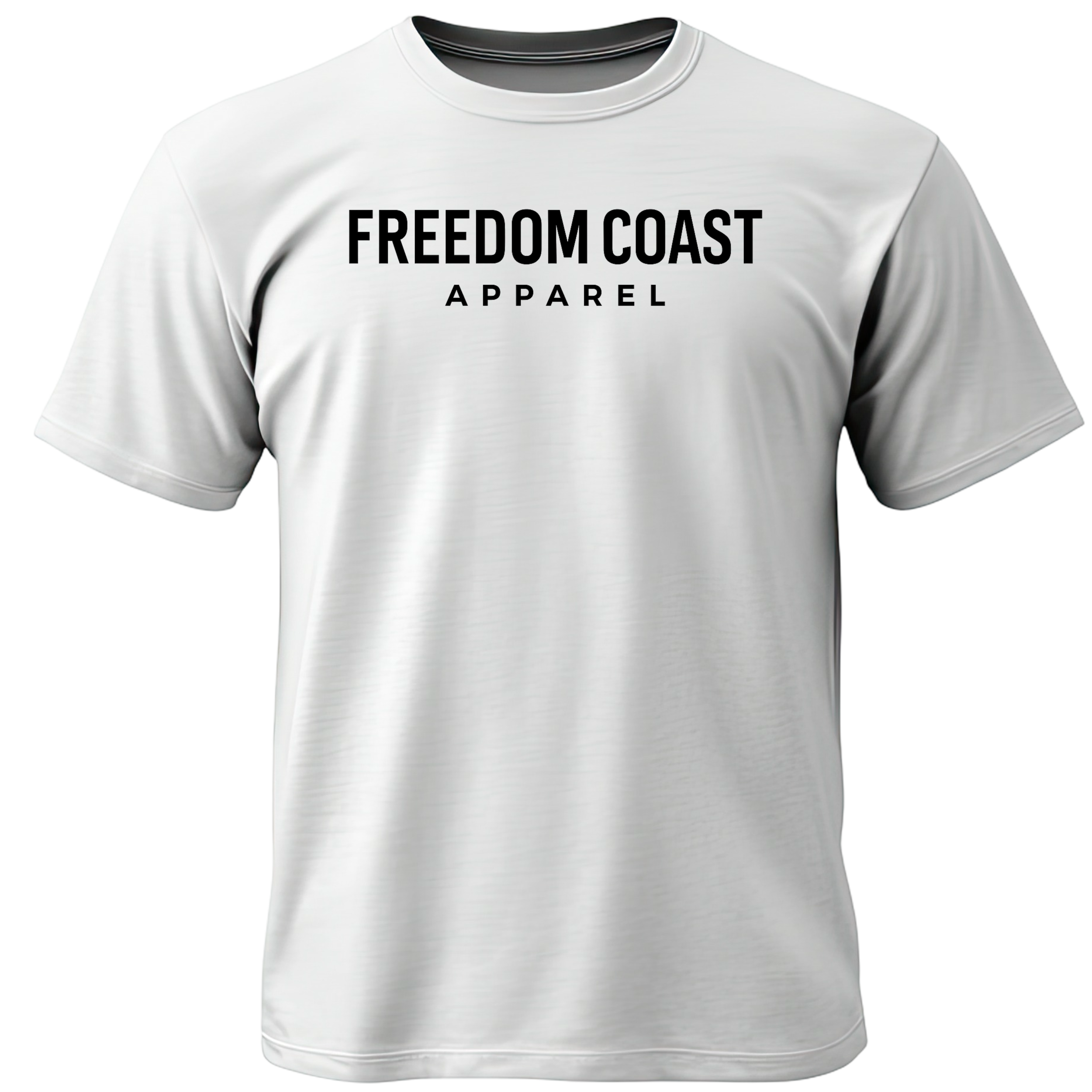 Freedom Coast Apparel – Core Black Wordmark Tee