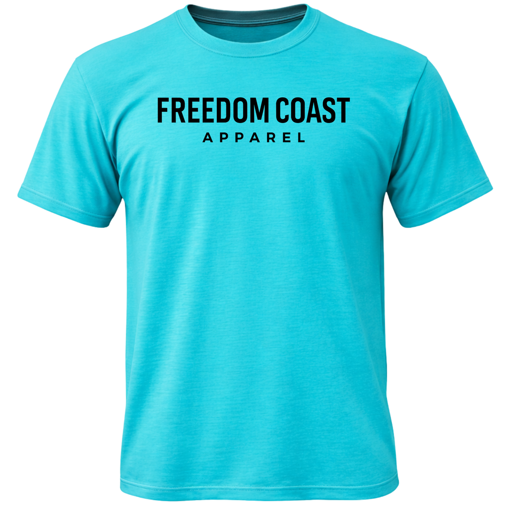 Freedom Coast Apparel – Core Black Wordmark Tee