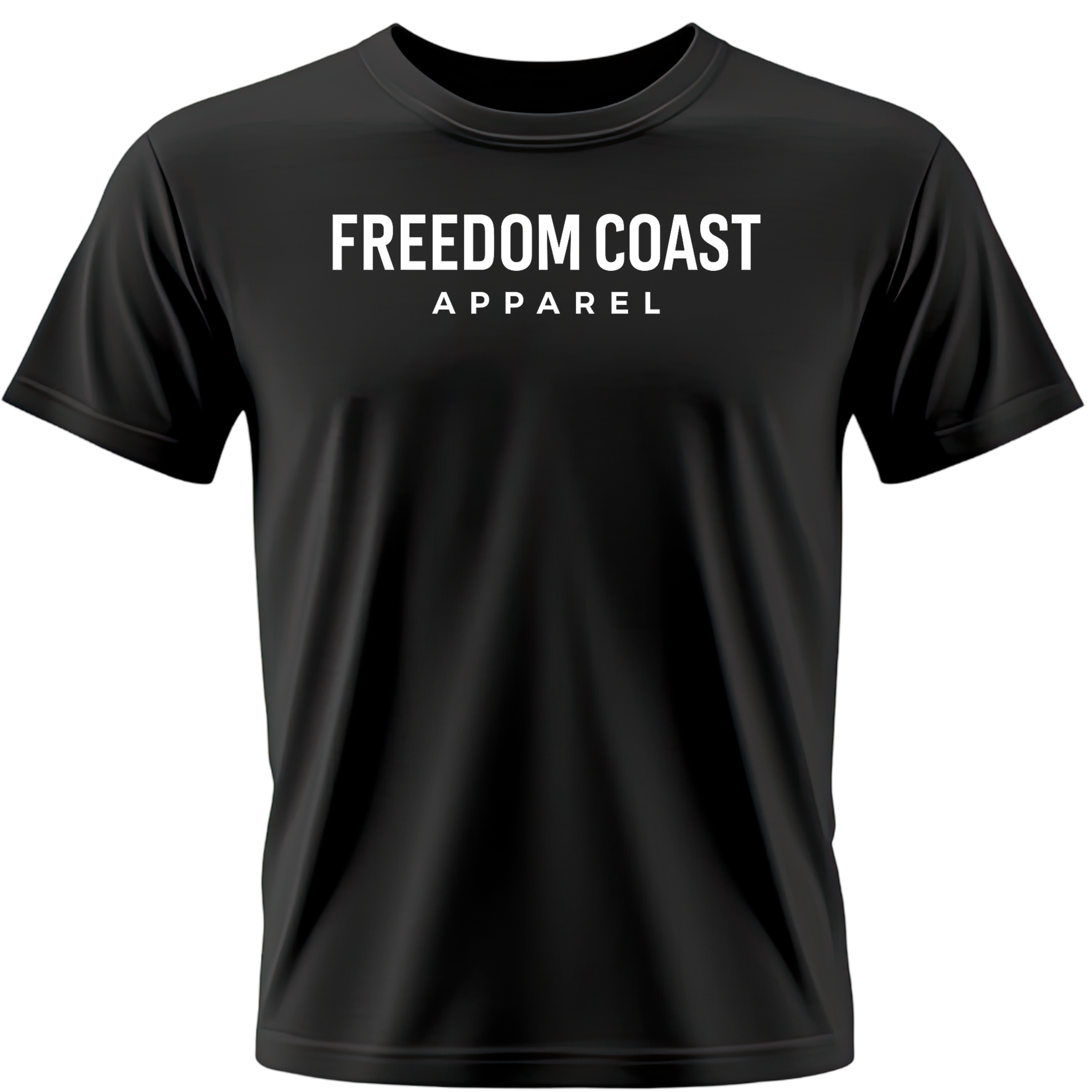 Freedom Coast Apparel – Core White Wordmark Tee