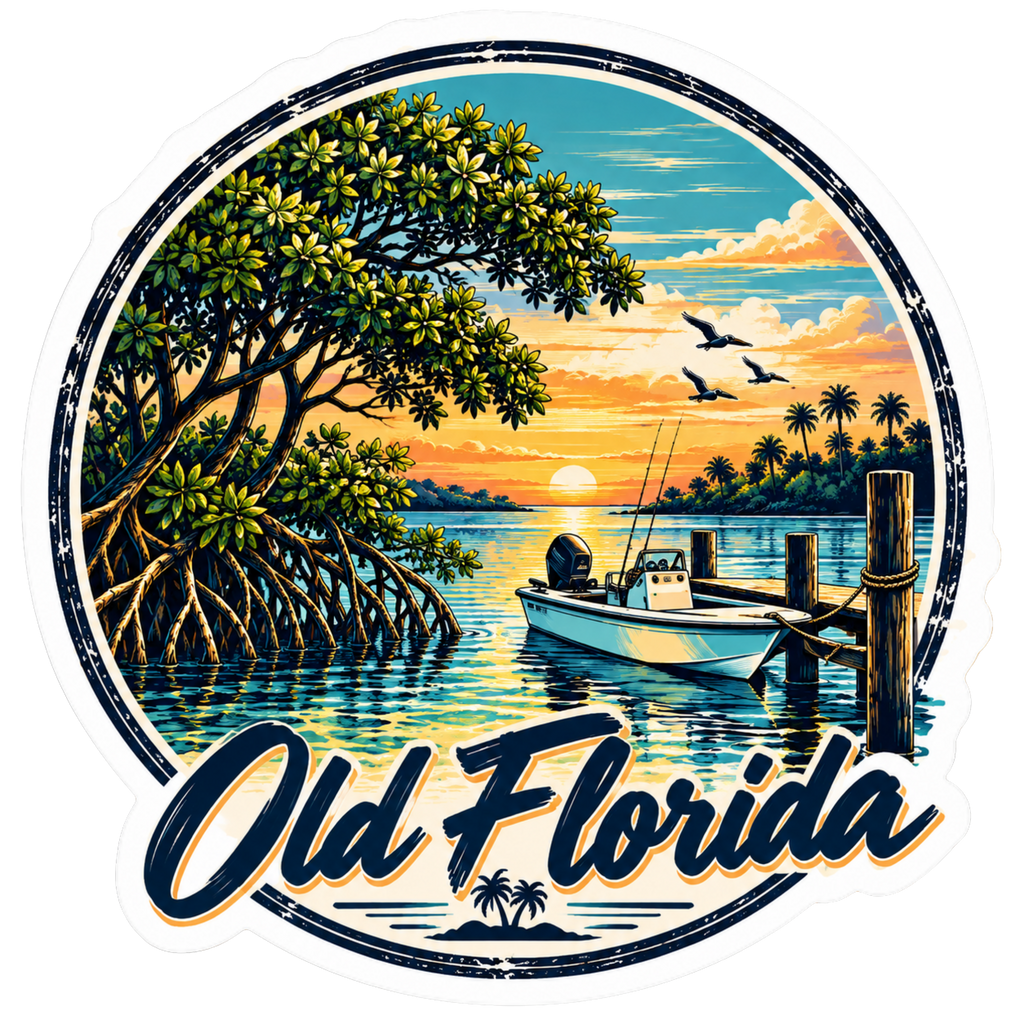 Old Florida Sticker
