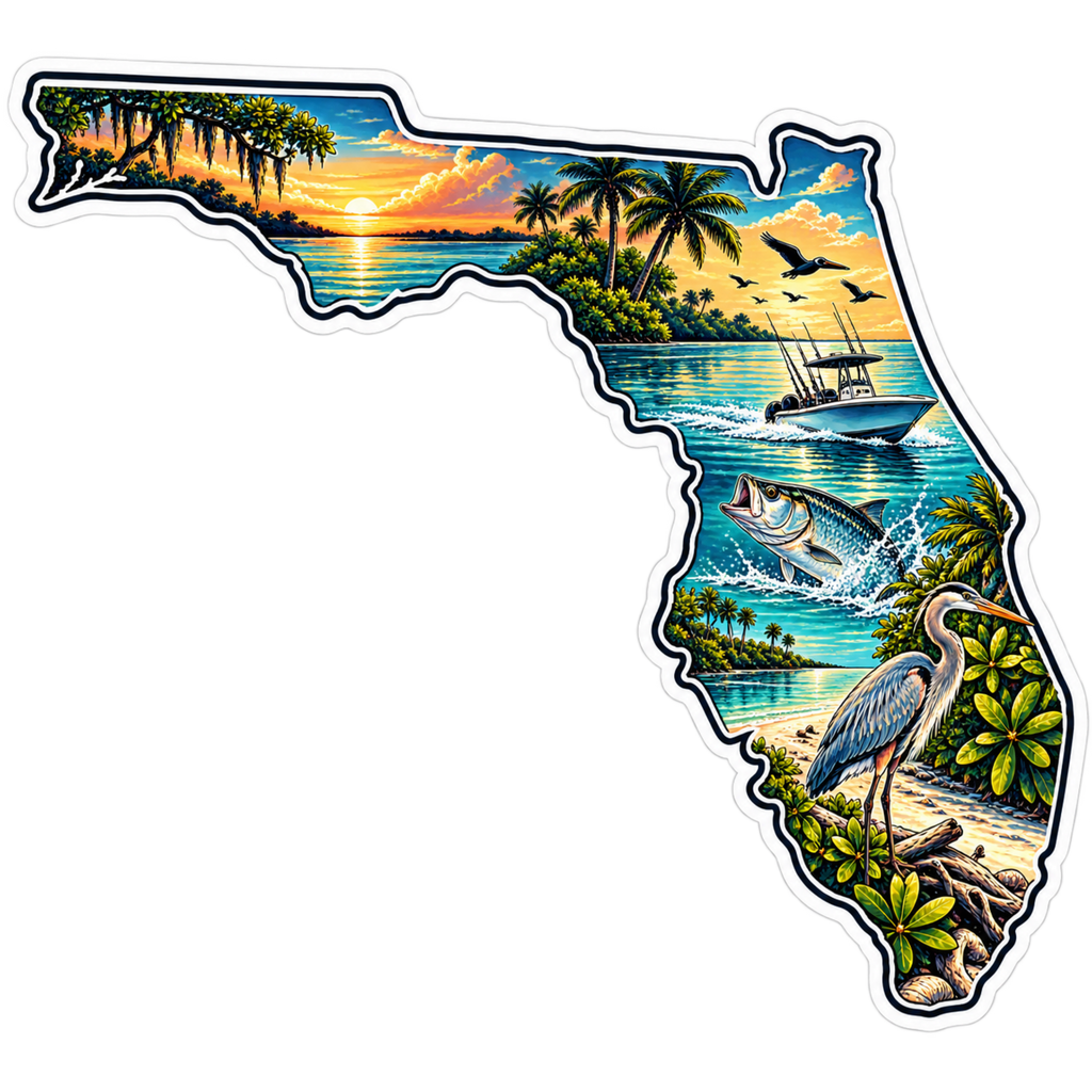 Florida Wild Coast Sticker