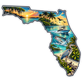 Florida Wild Coast Sticker
