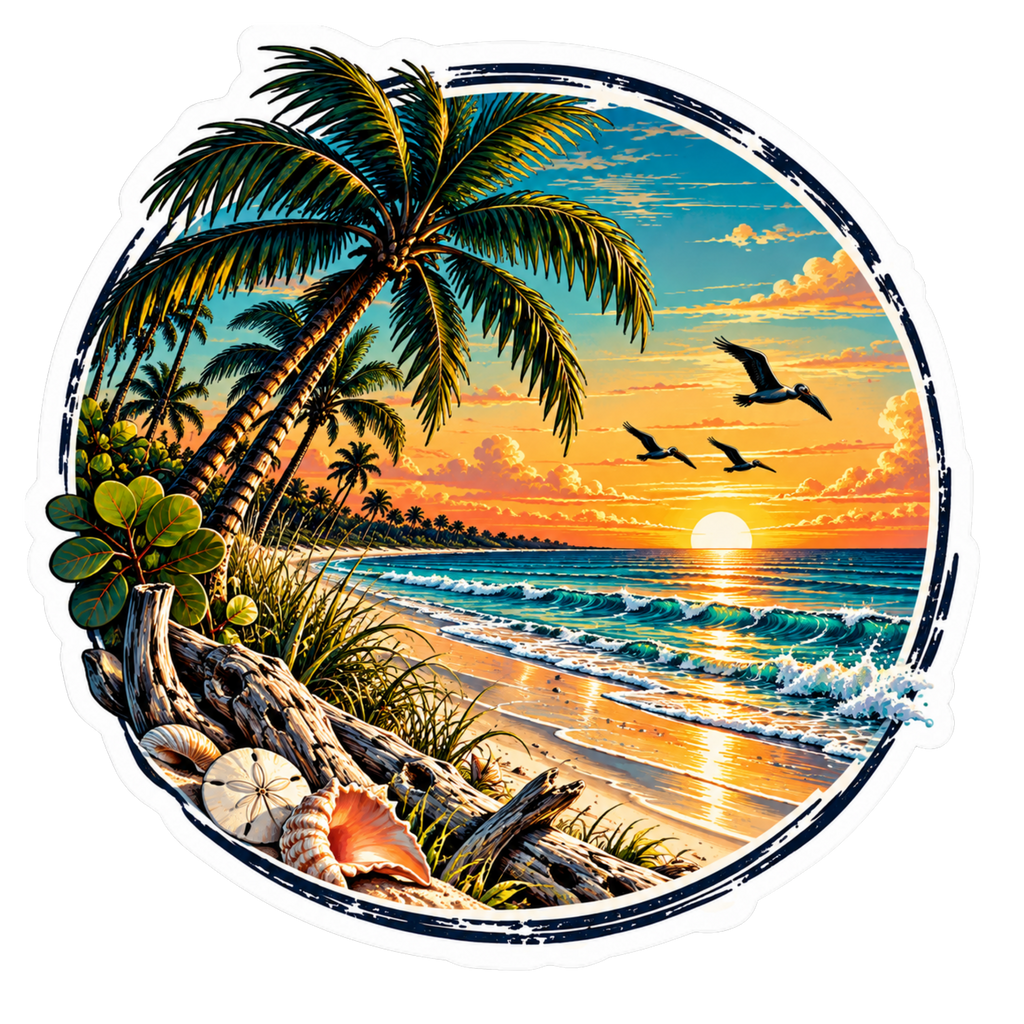 Seashore Sticker