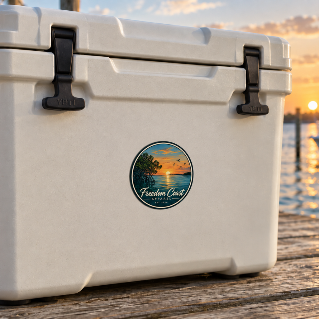 Mangrove Sunset Sticker