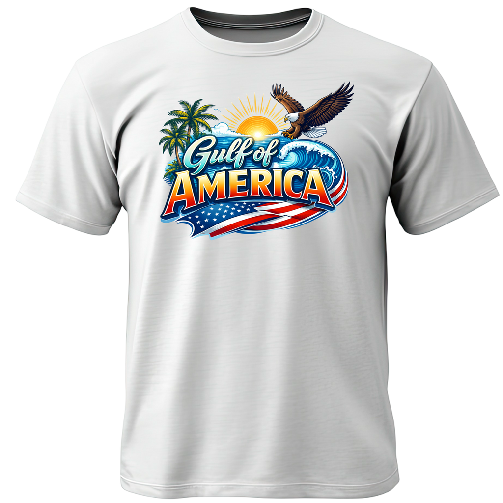 Gulf of America Tee – Eagle & Shield