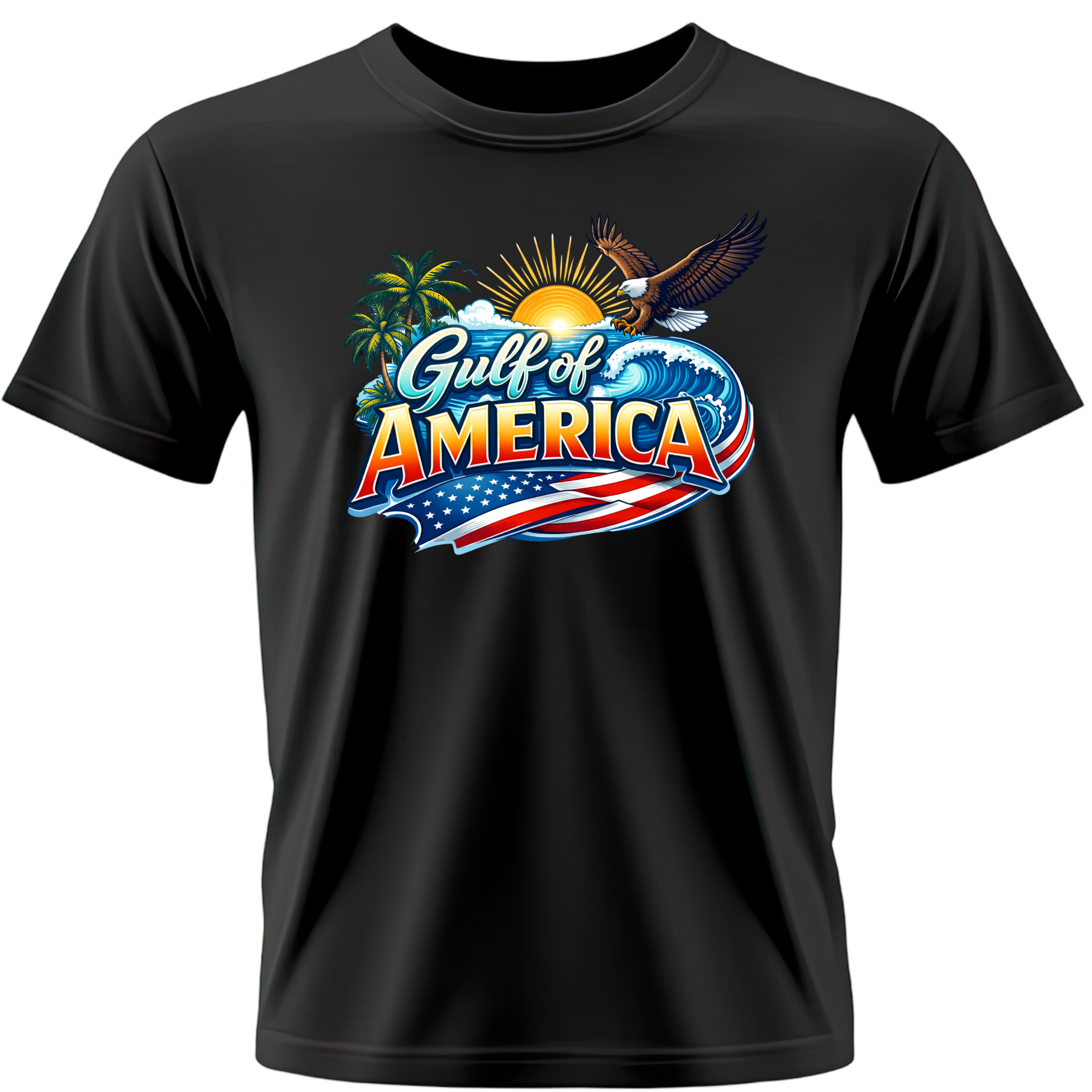 Gulf of America Tee – Eagle & Shield