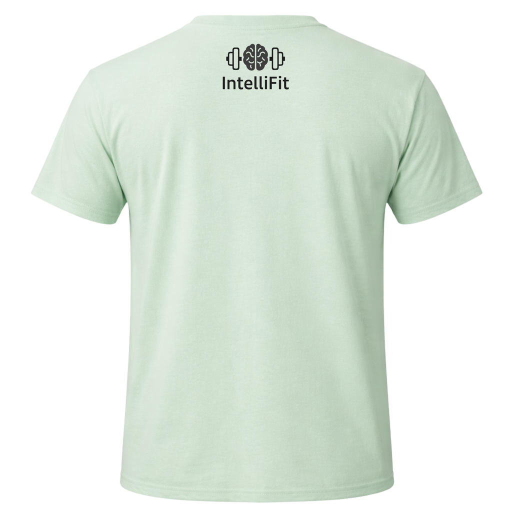 IntelliFit – Train Smarter Black Wordmark Tee