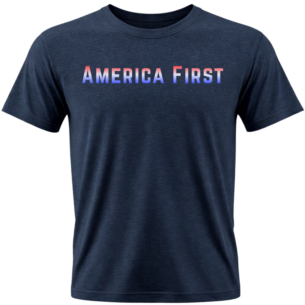 America First Tee – Eagle & Shield